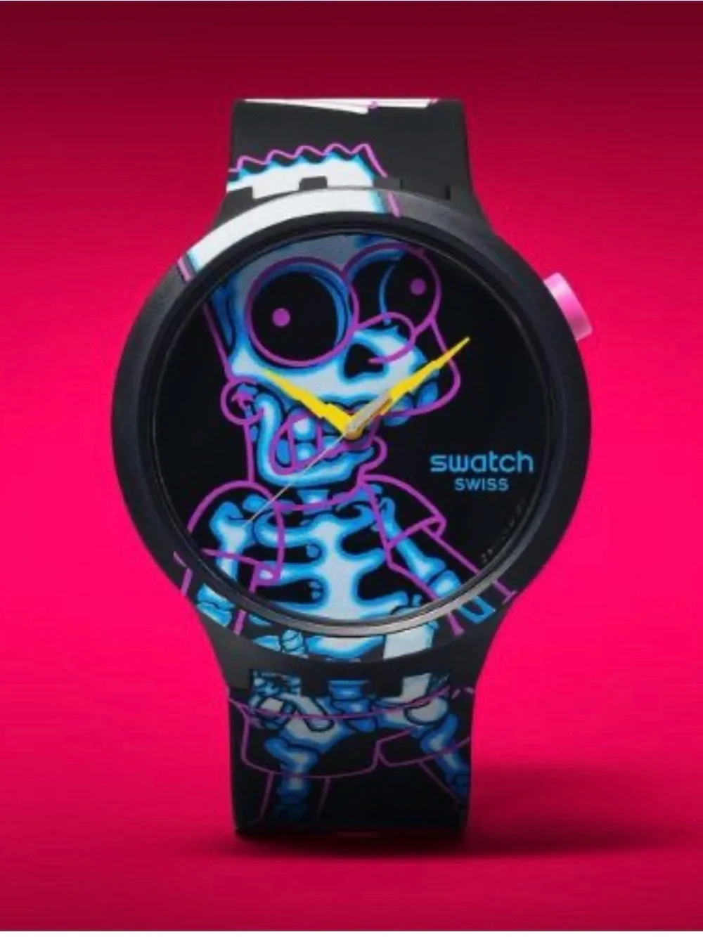 Swatch Bart Simpson Ay Caramba! Watch - New In Box